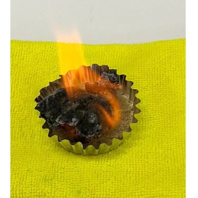 画像2: 202 実験くん No.202 ヘビ玉花火キット 異色の花火・ヘビ玉の原理を知る 重曹の助燃効果を体験する STE教育 化学を遊ぶ。